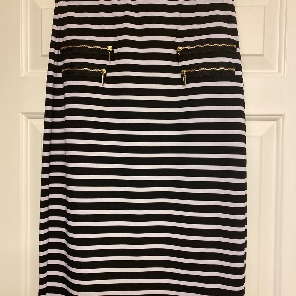 Grace Elements Striped Pencil Skirt. Never Worn!